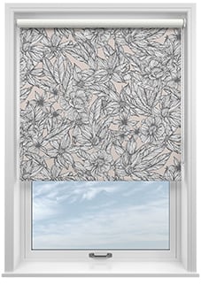 Ted Baker Vietnam, Linen Grey - Twist&Fit Roller Blind